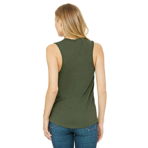 2025 Hot Selling Bella-<b>Canvas</b> 6003 Women's Muscle Tank Spandex/Polyester Knitted Eco-Friendly Quick Dry Breathable Front Top - Product Image 2