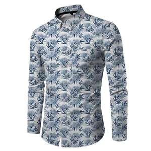 Chemise à manches longues durable imprimé floral doux grande taille anti-rétrécissement respirant - Product Image 3
