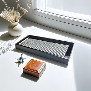 Plateau artisanal en laque vietnamienne écologique moderne, art populaire vietnamien, pour salle à manger, espace de vie, prix compétitif - Product Image 5