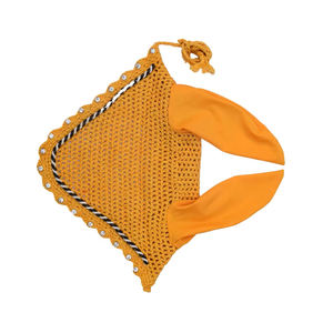 Filets d'oreille en coton pour chevaux, masque anti-mouches, protège-oreilles, capuchons, bonnet anti-mouches, équipement d'équitation et de course pour chevaux - Product Image 3
