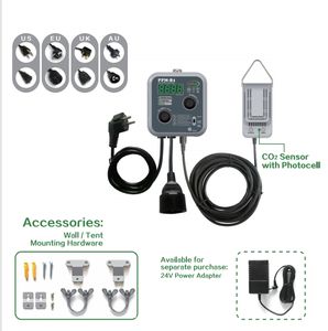 Pro-Leaf pengendali monitor co2 dalam ruangan pengendali CO2 hidroponik PPM-B1 untuk rumah kaca tumbuh tenda iklim - Product Image 6