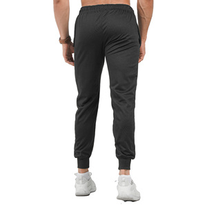 Vente chaude Noir Performance Pantalon Pour Hommes Gym Pantalon D'entraînement Confortable Zipper Pocket Pantalons Pour Hommes - Product Image 3