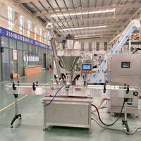 Machine de remplissage automatique de poudre sèche polyvalente pour l'alimentation, les cosmétiques, les produits chimiques, les aliments pour animaux, plusieurs types d'emballages