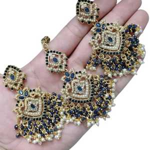 Fashion Jewelry Wholesale High Quality Cubic Zircon 18k Gold Plated <b>Stud</b> Drop <b>Earrings</b> for Women Traditional Jhumka <b>Earrings</b> - Product Image 1