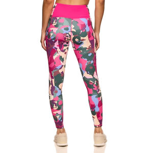 Leggings de yoga imprimés en 3D en tissu tricoté respirant pour femmes avec logo moyen Service OEM personnalisable pour l'entraînement en salle de sport - Product Image 2