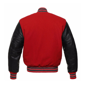 Wholesale Custom latest designs Long Sleeve Baseball Varsity <b>Jacket</b> <b>Men</b> Plain Blank Varsity <b>Jacket</b> for <b>men</b> - Product Image 4