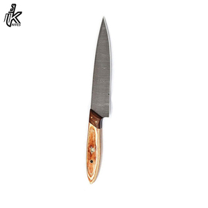 Cuchillo de Chef personalizado de alta resistencia, hecho a mano, de carnicero forjado, 8 pulgadas, profesional, de Chef de cocina de acero de Damasco - Product Image 3