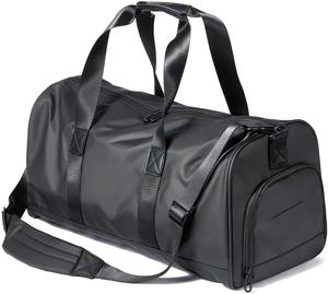 GAF Factory Wholesale OEM Custom logo Waterproof <b>Outdoor</b> Black Travel Gym <b>Bag</b> with Wet and Dry Pocket Separation Duffle <b>Bag</b> - Product Image 5
