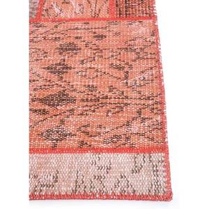 Provenance Hand Knotted <b>Wool</b> Rugs <b>Red</b> Orange Kilim Abstract Patchwork Design Rectangular 9x12 for Home Entryway Hallway Pae-3499 - Product Image 4