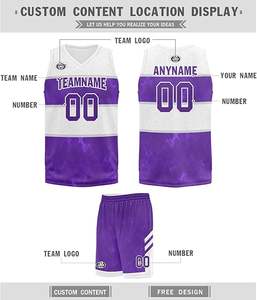 Conjunto de Uniforme de Baloncesto Personalizado para Adultos, Camiseta de Equipo Escolar, Impresión por Transferencia de Calor, Transpirable, Absorbente de Humedad, Secado Rápido - Product Image 6