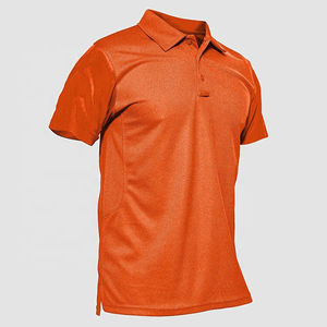 Chemise polo de sport active à séchage rapide en gros, coton et élasthanne, pur, évacuation de l'humidité, boutons, chemises polo de golf - Product Image 3