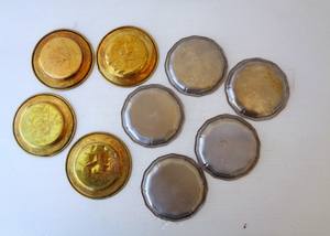 Vente en gros Sous-verres vintage en laiton et en acier de luxe écologique Conception personnalisée pour hôtel, restaurant, bureau, Inde - Product Image 4