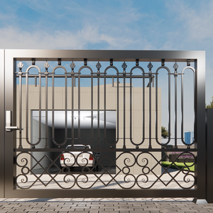 Clôture extérieure en acier fabriquée au Vietnam à partir d'ingrédients locaux à 100%, parfaite pour les zones résidentielles et les jardins. - Product Image 1