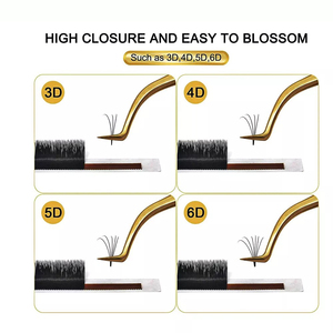 Pinzas para pestañas con agarre de diamante de 75 grados, pinzas para pestañas de oro rosa con plasma brillante, pinzas para extensión de pestañas con punta de fibra con logotipo privado - Product Image 3