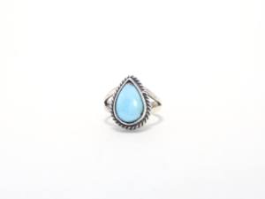 Diseñador de moda Natural Larimar 925 Plata de ley Piedra preciosa hecha a mano Anillo bohemio Joyería fina Hombres Mujeres Precio de fábrica al por mayor - Product Image 3