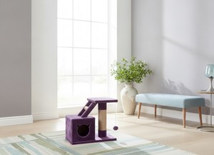 เสาข่วนเล็บคุณภาพสูง Amistar Plum Luxury สำหรับแมวทุกสายพันธุ์และทุกขนาด - Product Image 2