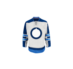 Camiseta de hockey sobre hielo con logotipo personalizado unisex Servicio OEM Último diseño Estilo sublimado Nombre del equipo Impresión Tela personalizada Transpirable - Product Image 1