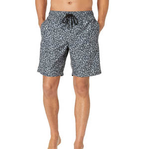 Men's 4-Way <b>Stretch</b> <b>Swim</b> <b>Shorts</b> Printed Solid Adjustable Drawstring Waist for All-Day Comfort Eco-Friendly for Summer Activities - Product Image 6