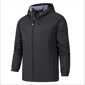 Logo personnalisé veste coupe-vent mince pour hommes femmes imperméable col montant fermeture éclair plus la taille vêtements d'hiver en plein air US $12.00 US $15.00 - Product Image 3