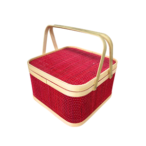 กระเช้าของขวัญไม้ไผ่อเนกประสงค์และมีสไตล์สำหรับผู้ให้เป็นมิตรกับสิ่งแวดล้อม - Product Image 1