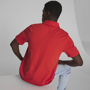 Ropa de gimnasia personalizada para hombre de gran tamaño para Polo sólido no tejido camisa de manga corta antiarrugas nuevo Top Casual Fit OEM ODM - Product Image 5