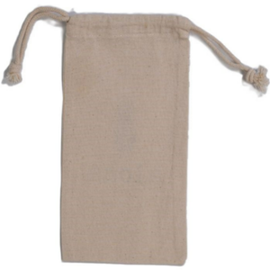 Bolsa de algodón de muselina orgánica 100% respetuosa con el medio ambiente personalizada, pequeña bolsa de lona con cordón blanca, bolsas de algodón impresas con logotipo - Product Image 5