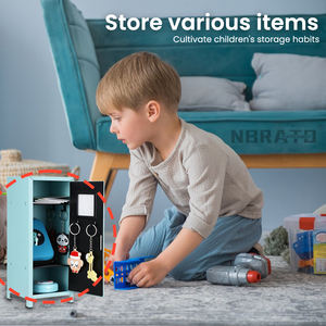 تأمين ملابس أطفالك صندوق معدني لتخزين الملابس للأطفال مع قفل - Product Image 6