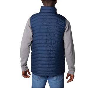 Chaleco Acolchado de Lona para Hombre, Estilo Moderno, Corte Ajustado, para Clima Frío, Ligero, Transpirable, Impermeable, Color Personalizado, Venta al Por Mayor - Product Image 3