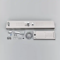 Offre Spéciale multifonction simple assemblage LED en acier inoxydable douche à effet pluie murale panneau de douche de salle de bain