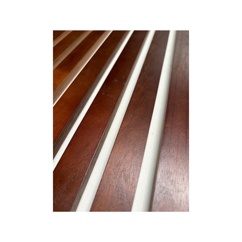 Modern Design Acoustic Wood Panels Smooth Surface Wood Grain Sound Insulation Eco-Friendly Home Office Living Room Hospital Wall