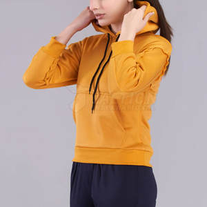 Venta al por mayor transpirable mujeres sudaderas con capucha último estilo de color sólido mujeres sudaderas con capucha personalizadas mujeres sudaderas con capucha - Product Image 3