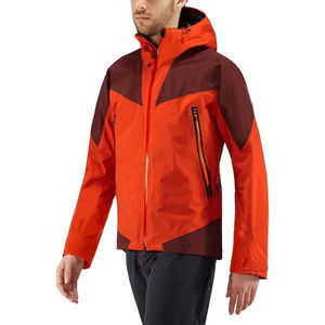 Ventes en gros de vestes softshell fines à capuche bicolores, de haute qualité, dernier design, fermeture éclair, résistantes à l'eau et au vent, grammage élevé 220 GSM - Product Image 1