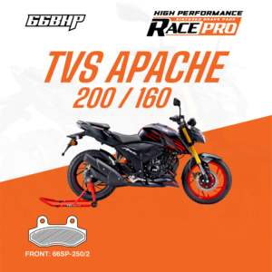 TVS Apache RTR 200 & 160 Race Pro Gesinterte Bremsbeläge - Neu - Product Image 1