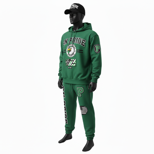 Ensemble de survêtements unisexe léger de haute qualité à capuche uni respirant 100% coton pour l'entraînement - Product Image 3