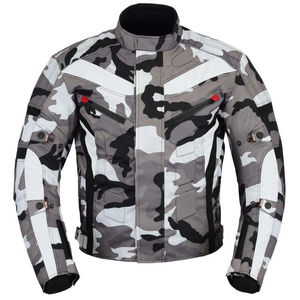 Veste d'équitation respirante de course de moto sublimée imprimée camouflage Veste homme design personnalisée pour vélo et course automobile - Product Image 3