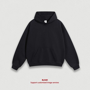 2025 fabricant hommes tissage inversé à capuche contraste coton polaire blanc fermeture éclair point personnalisé sweat à capuche réversible - Product Image 3