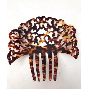 Idée de cadeau Fourchette à cheveux en corne de buffle vintage élégante Barrettes et pinces Bâton à cheveux en corne Caractéristiques Fourchettes à cheveux en corne élégantes - Product Image 1