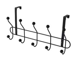 Support de porte fonctionnel en fer, conçu pour une installation facile sans vis ni quincaillerie permanente - Product Image 2