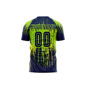 Camiseta de Fútbol para Hombre, Transpirable, de Secado Rápido, de Alta Calidad, Personalizada, Ropa Deportiva - Product Image 3