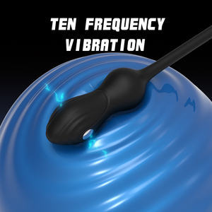 Hậu môn cắm dương vật đào tạo vòng trì hoãn xuất tinh khóa đôi Vòng rung vi dòng kích thích điều khiển từ xa đồ chơi tình dục - Product Image 4