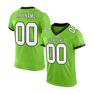 Wholesale Anti Bacterial Plus Size Custom Brand Short Sleeve Quick Dry Moisture-Wicking Rugby American Football Jerseys - Product Image 6