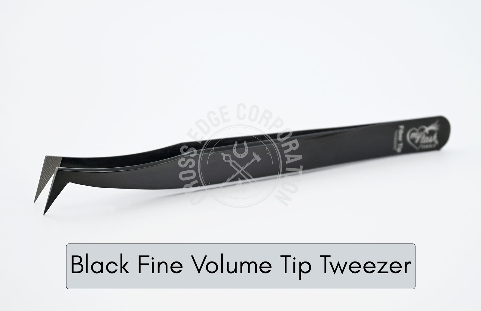 Black Fine Volume Tip Tweezer