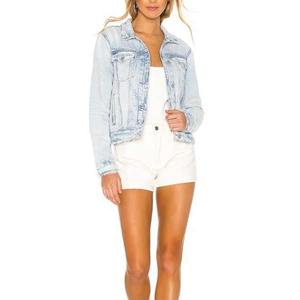 Nueva moda elegante jeans desgastados mujer 2024 chaqueta de mezclilla de talla grande mujer chaqueta de mezclilla chaqueta de calle al aire libre - Product Image 2