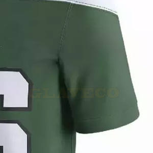 Maillot de football américain respirant de qualité supérieure, taille plus, manches courtes, 100% polyester, meilleur matériau, vente en gros - Product Image 4