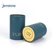 Conteneur cylindrique de déodorant rechargeable biodégradable imprimé personnalisé rouge à lèvres baume à lèvres emballage en tube de papier de carton kraft