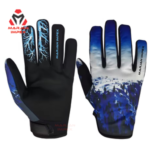 Gants de motocross MX, gants de course de motocross, respirants, légers, en maille, antidérapants, protection des paumes et des jointures, gants de conduite unisexes - Product Image 1
