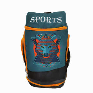 Sac à dos d'équipe scolaire sportive unisexe de luxe durable à motif de lettres en velours côtelé personnalisé par sublimation en gros SSTB-0014D - Product Image 4