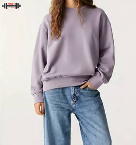 เสื้อกันหนาวเฟรนช์เทอร์รี่สำหรับสตรีทแวร์ผ้าสเวตเชิ้ตฟิตเนสแบบสลิมฟิตมีฮู้ดแบบรูดซิปด้านหน้าผ้าโพลีเอสเตอร์/ ผ้าฝ้าย - Product Image 1