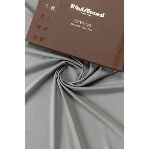 Blue Affluence Unstitched Fabric <b>Plain</b> Dyed with <b>Gift</b> <b>Box</b> - Product Image 1