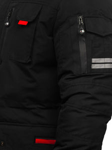 Chaqueta de Invierno para Hombre con Logotipo Personalizado, Venta al Por Mayor, Alta Calidad, Diseño Frontal Único, Fabricada en Poliéster/Nailon, Venta en Línea - Product Image 3